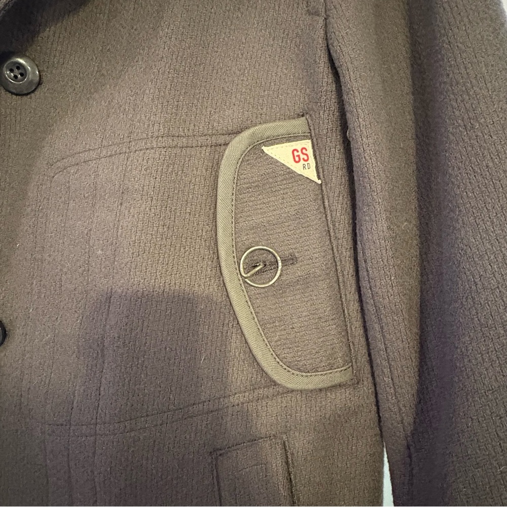 G-Star RAW Military Style Trench Coat Grey Men’s Size Medium - Picture 4 of 8